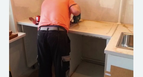 Сборка кухонного гарнитура. Автозаводская